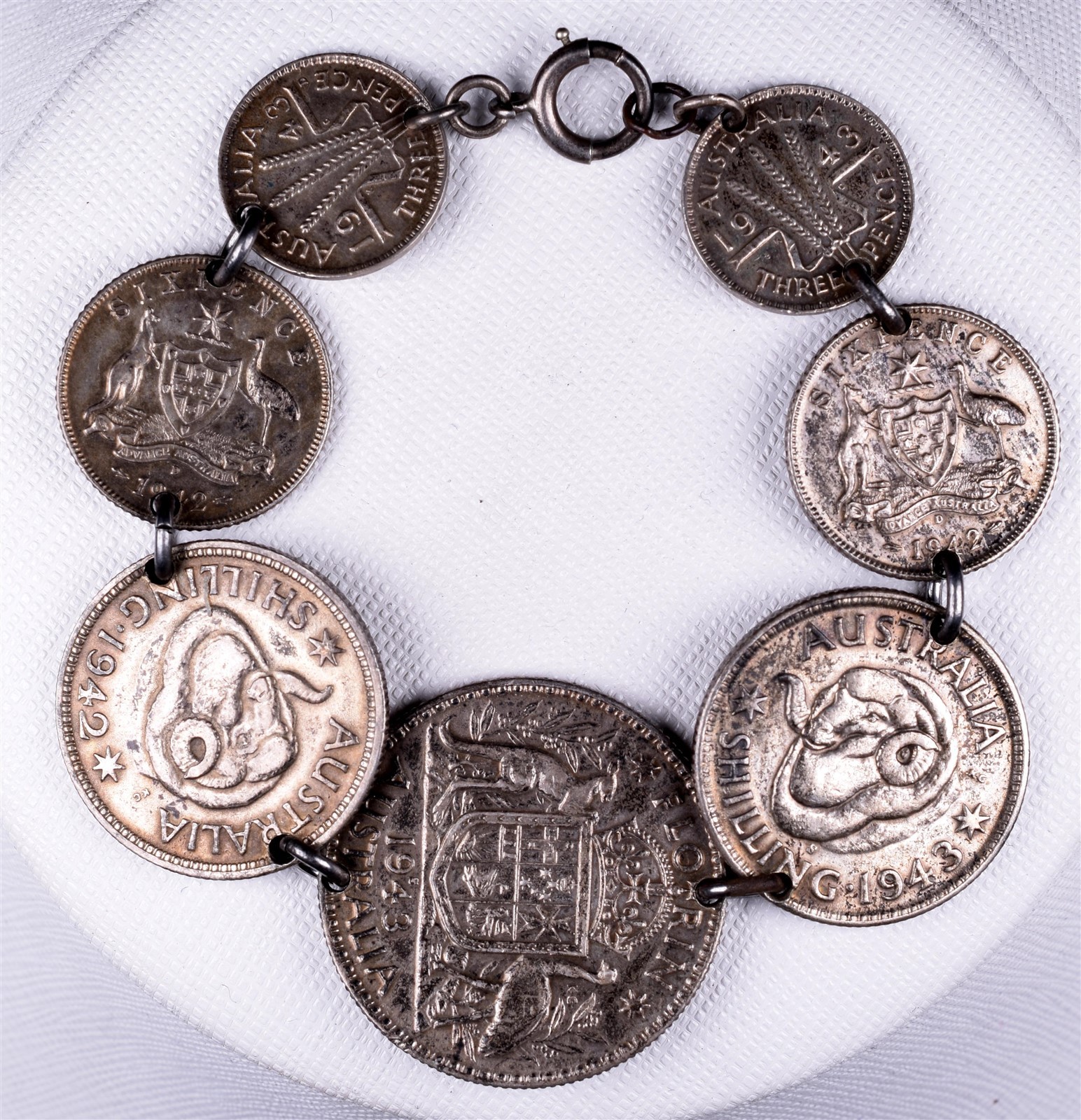 Australian Coin Bracelet WW2 Personalized Mary From Paul