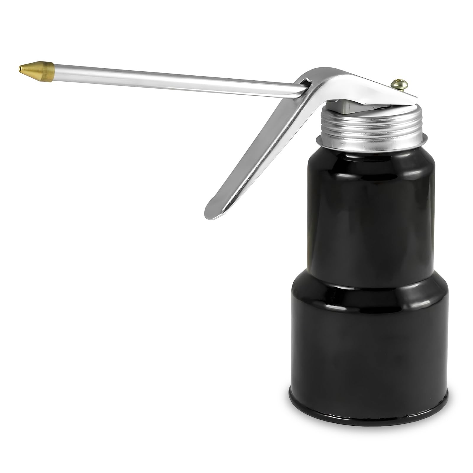 FSTURIOS 8OZ/250ML Capacity Pump Oiler Can with Handle & Metal Straight...