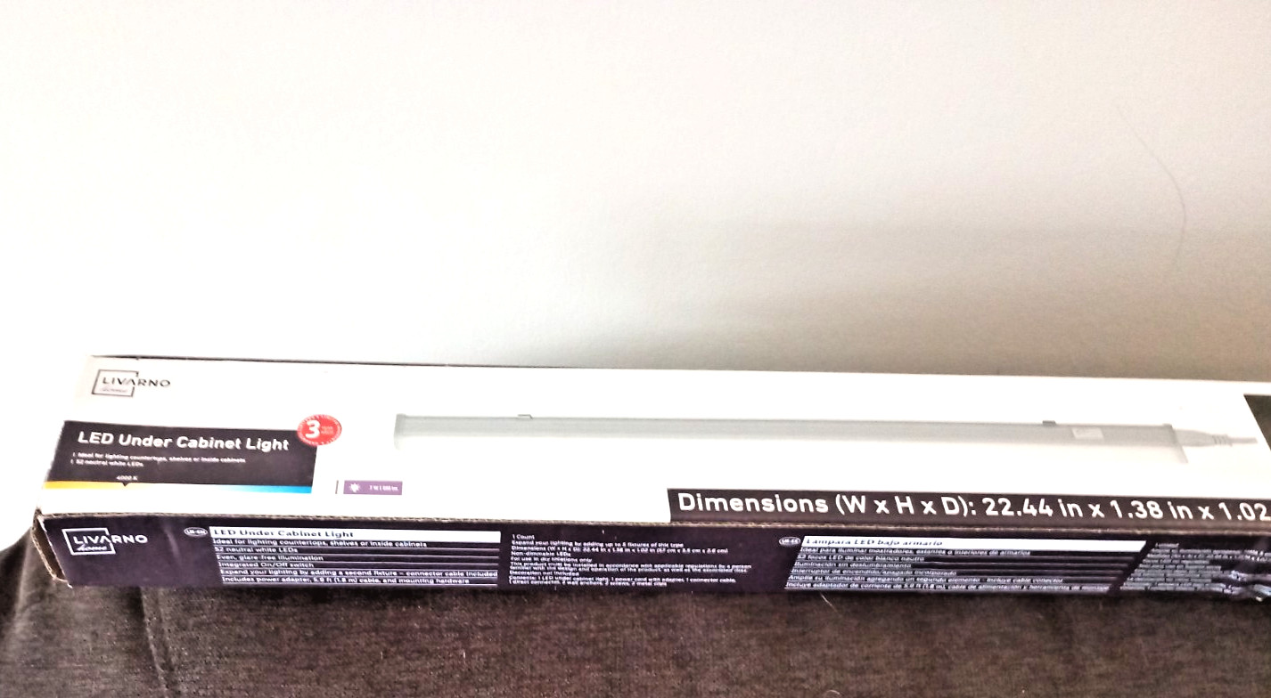 Livarno LED under cabinet light working used