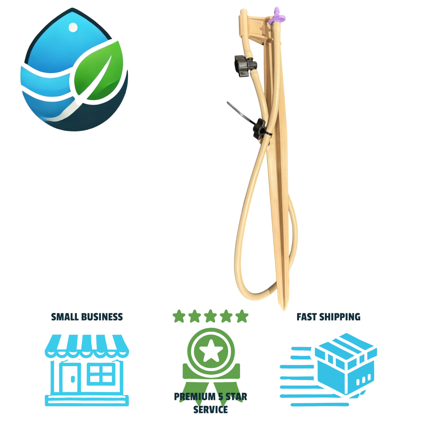 Mister Landscaper Drip Irrigation Micro Stake Assembly Tan MLS-TAN Rain Bird