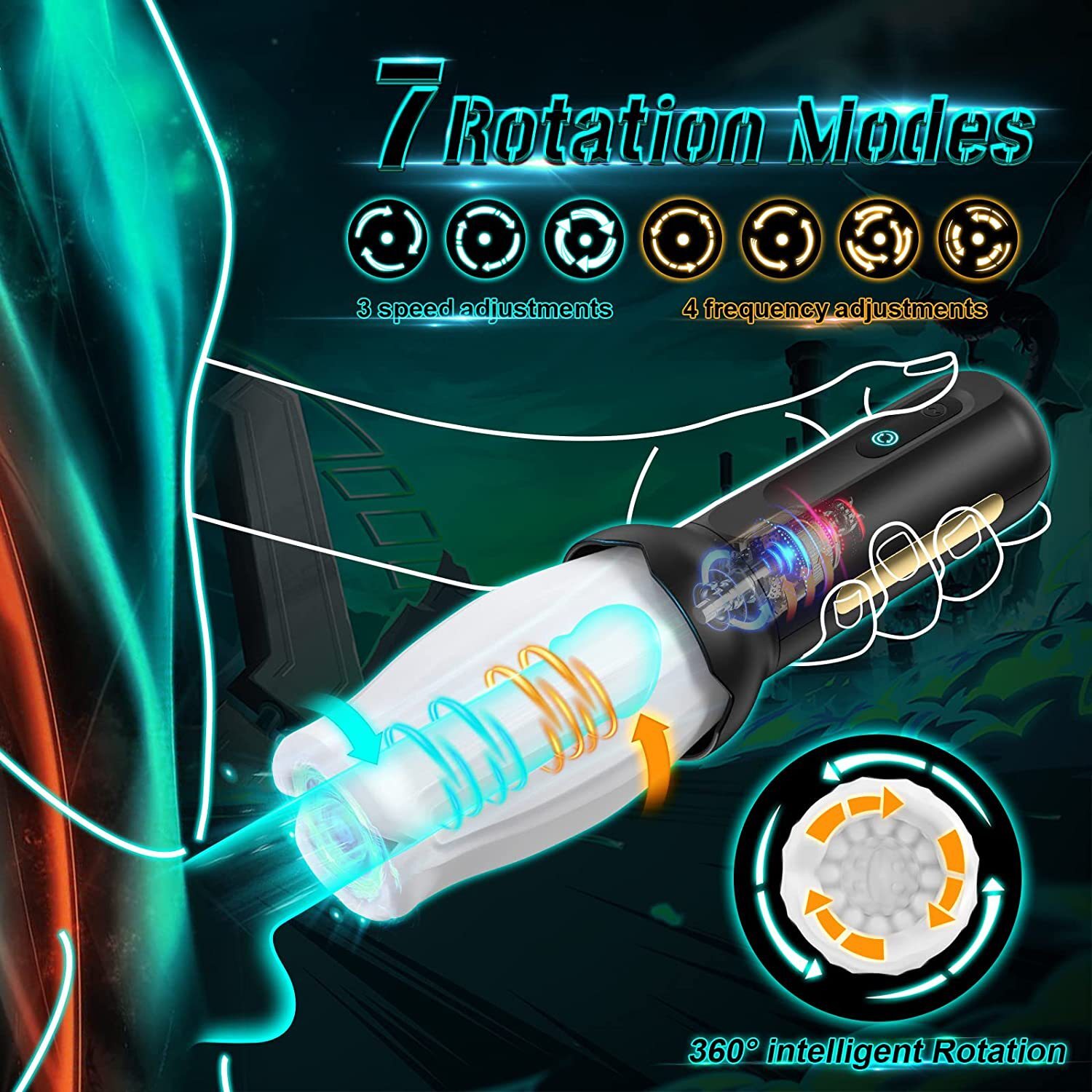 Male Masturbator Automatic Handsfree Sucking Vibrator Blowjob Stroker Lubricants