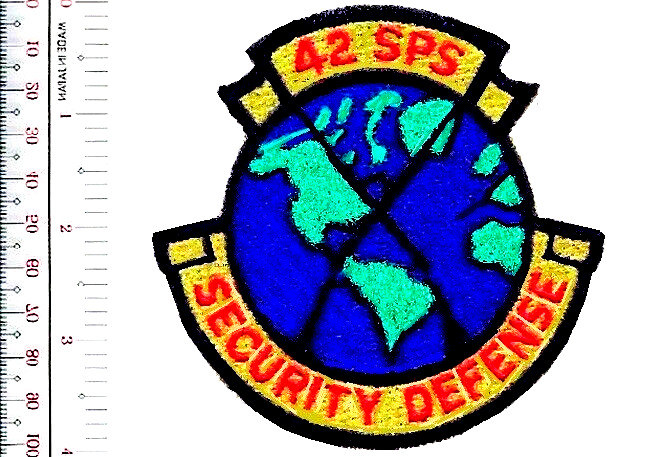 US Air Force  42nd Air Police Squadron Strategic Air Command Loring NO TARIFF