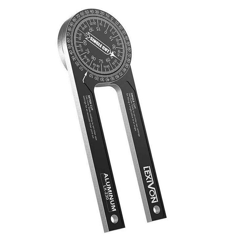 360 Protractor Horizontal Angle Gauge Carpenter's Square Positioning Protractor