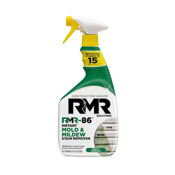 Mold & Mildew Stain Remover by RMR-86 32 fl oz – Contractor Grade Instant