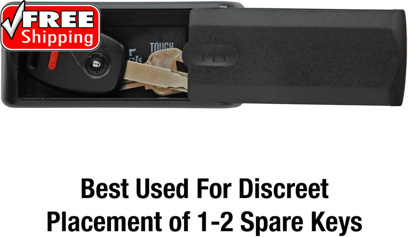 Master Lock Magnetic Key Holder, 1 Pack, Black