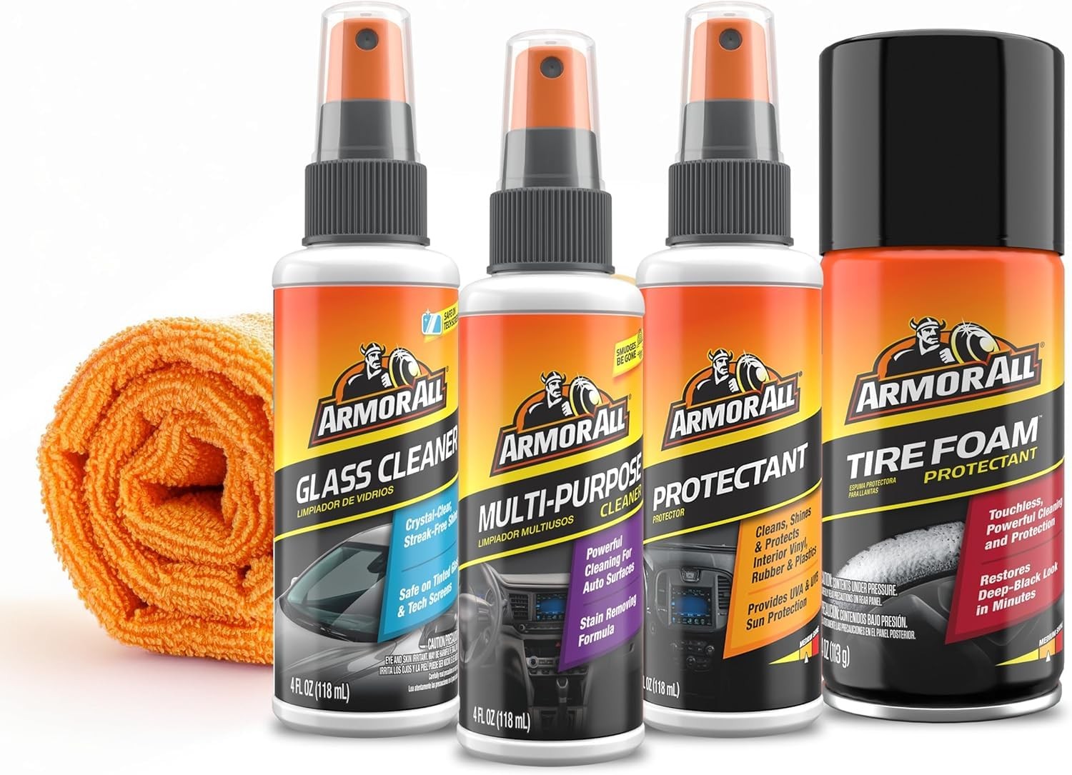Armor All 5-Piece Complete Car Care Kit - All-in-One 5 Count (Pack of 1)