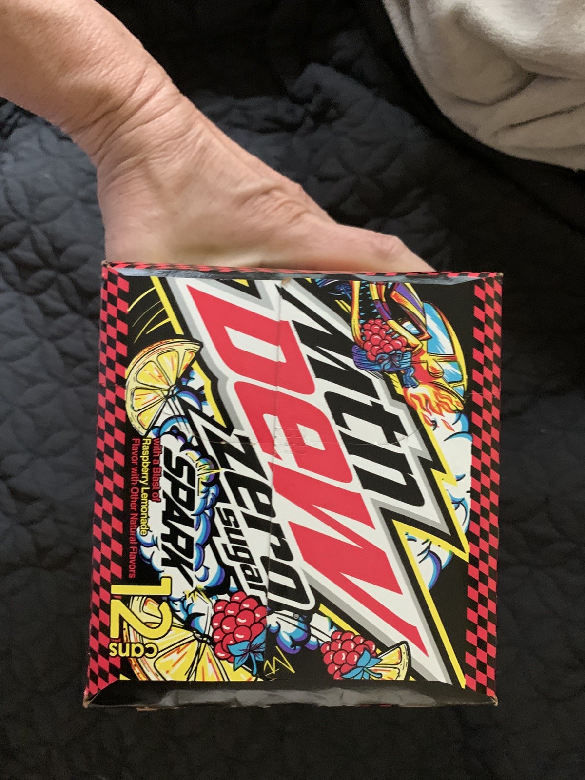 2023 Mtn Dew Spark 12 Pack Sealed Box zero sugar Discontinued Mountain Raspberry