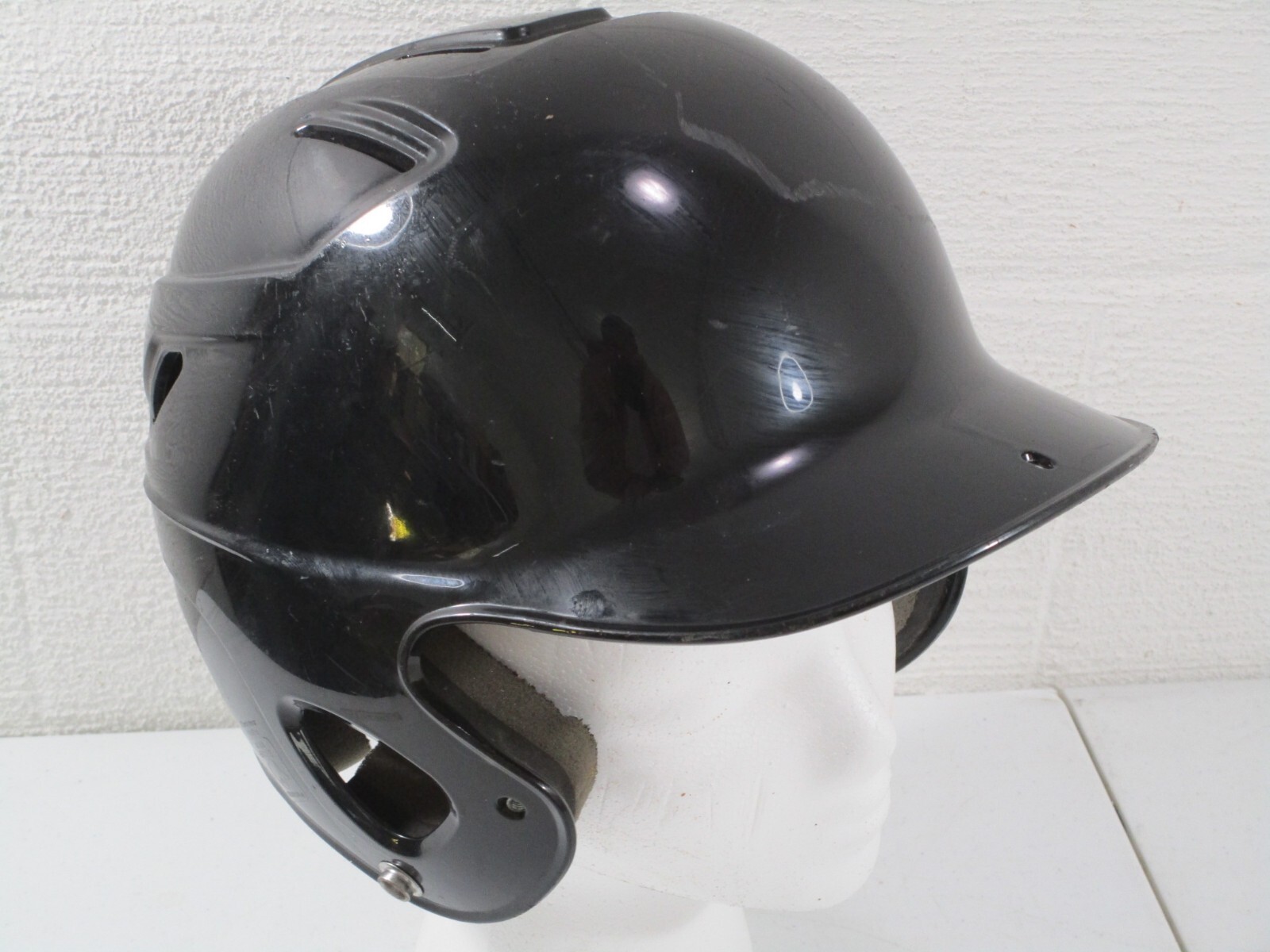Adidas Climalite Baseball Batting Helmet Triple Stripe Black 6 3/8 - 7 3/8
