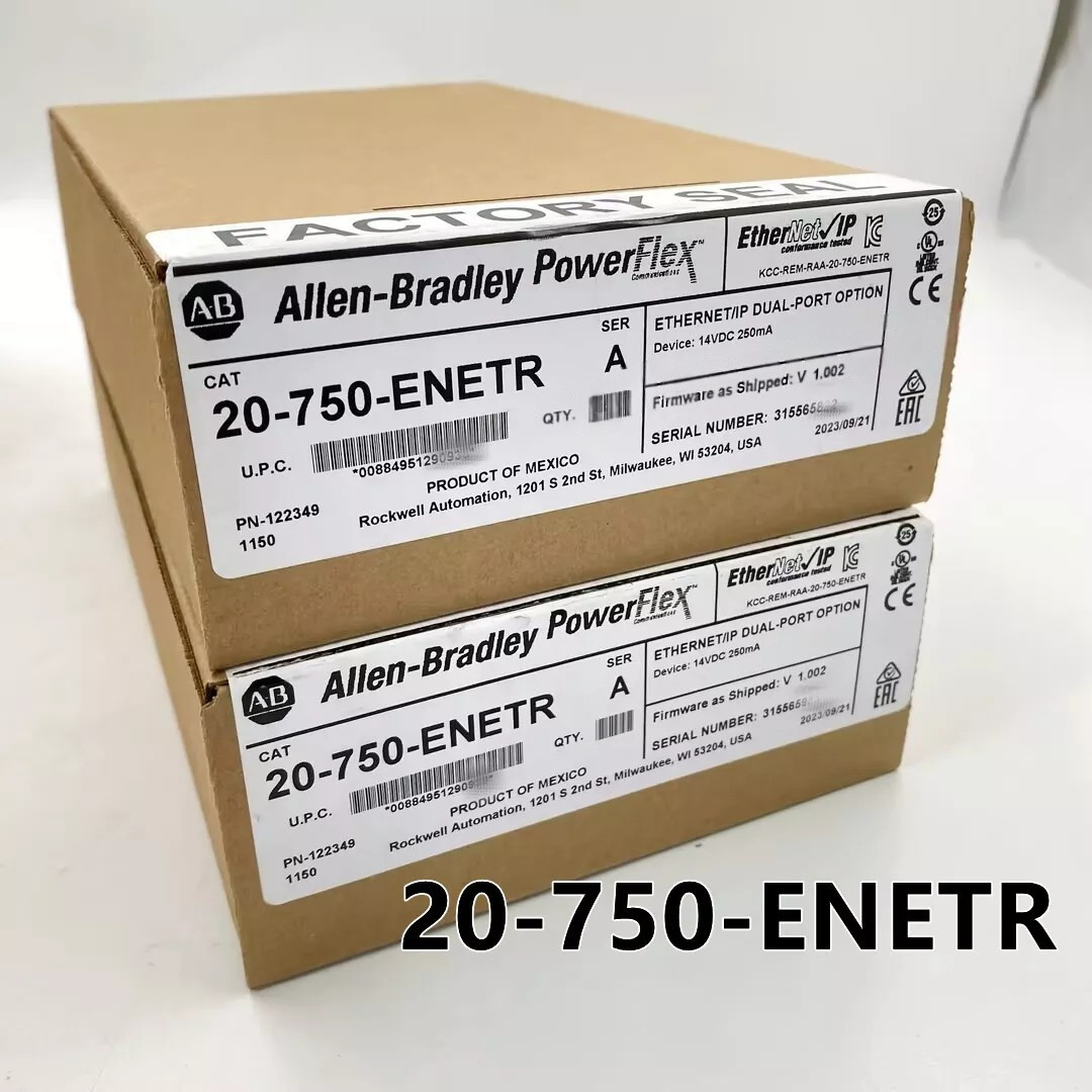 2023 New Factory Sealed 20-750-ENETR /A AB PowerFlex 750 2-P ENet/IP Module TX
