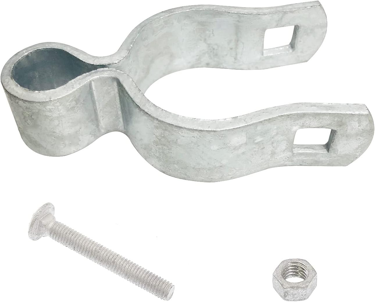 2 Pack Chain Link Fence Gate Post Hinge for 1-5/8" outside Diameter Post/Pipe, P