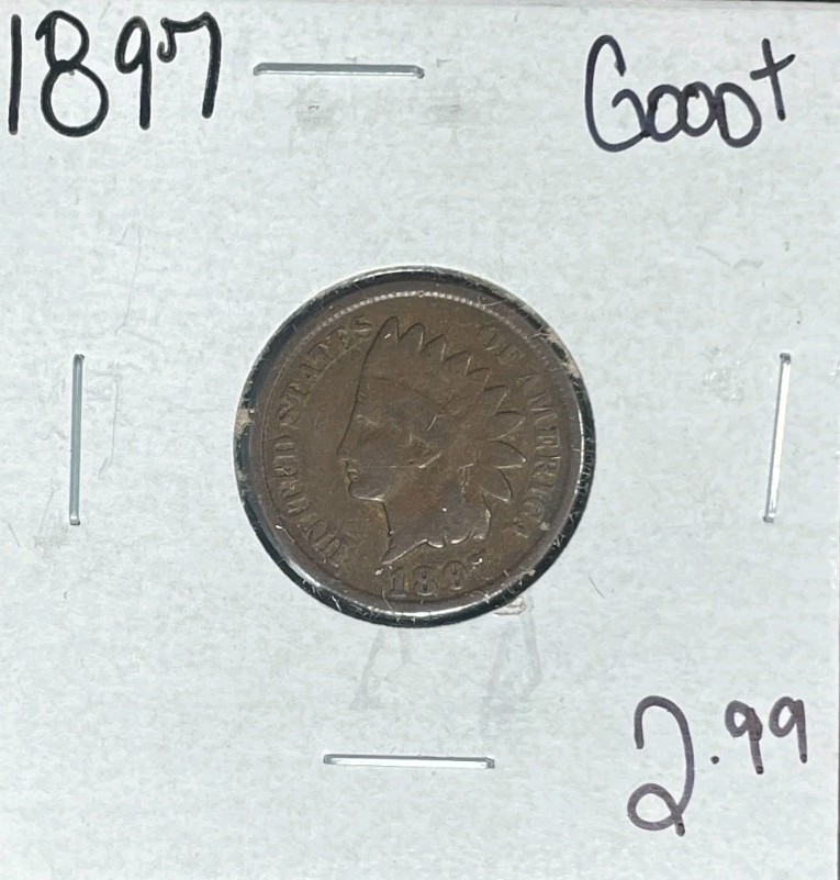 1897 INDIAN HEAD CENT - GOOD + ~NICE COIN~