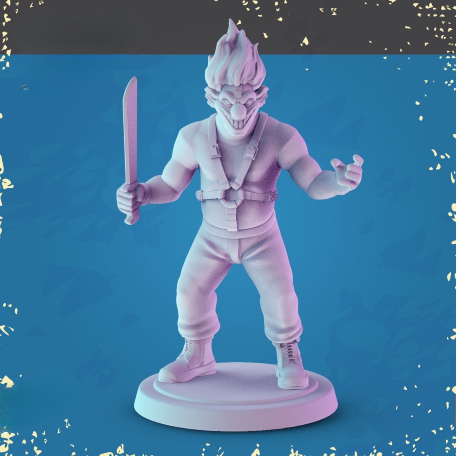 Twisted Metal - Sweet Tooth - POP MINIS 28mm 32mm Miniatures