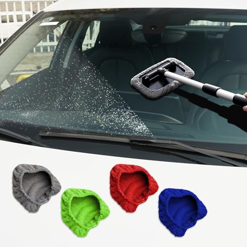 Car Care Microfiber Cloths for Windshield Cleaner, Replaceable Glass Cleaning