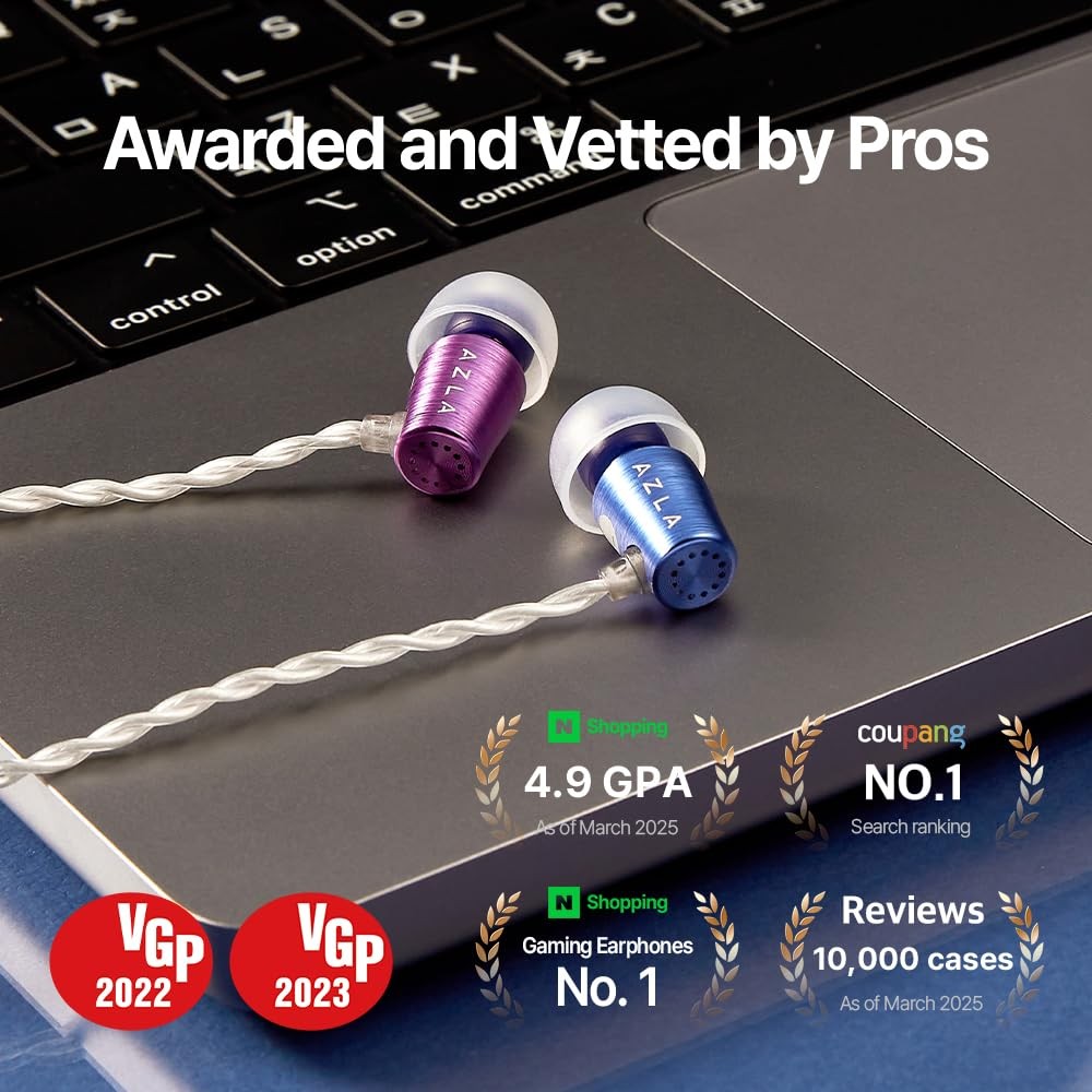 AZEL GEN3 Gaming Earbuds with Mic for PS5, Xbox, PC & More