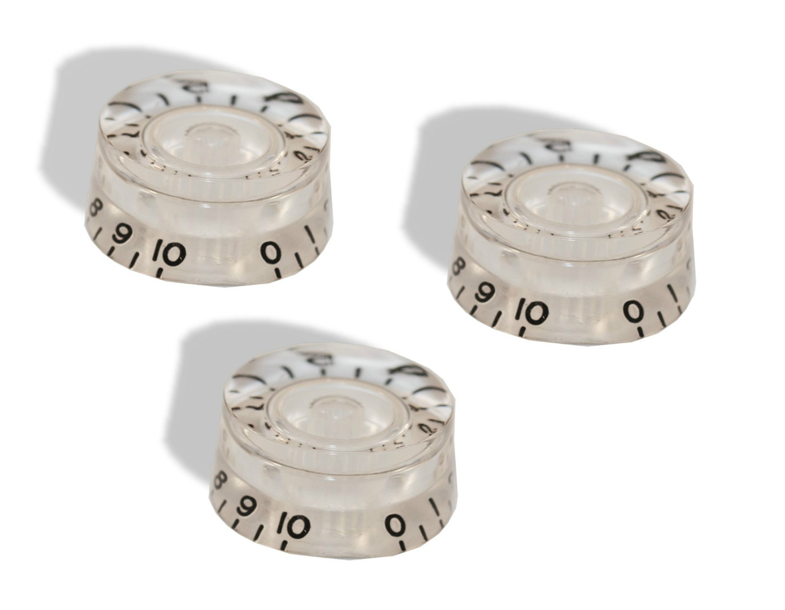 Speed Knob Clear 6mm Package of 3 Bitterroot 0811292CL-3P