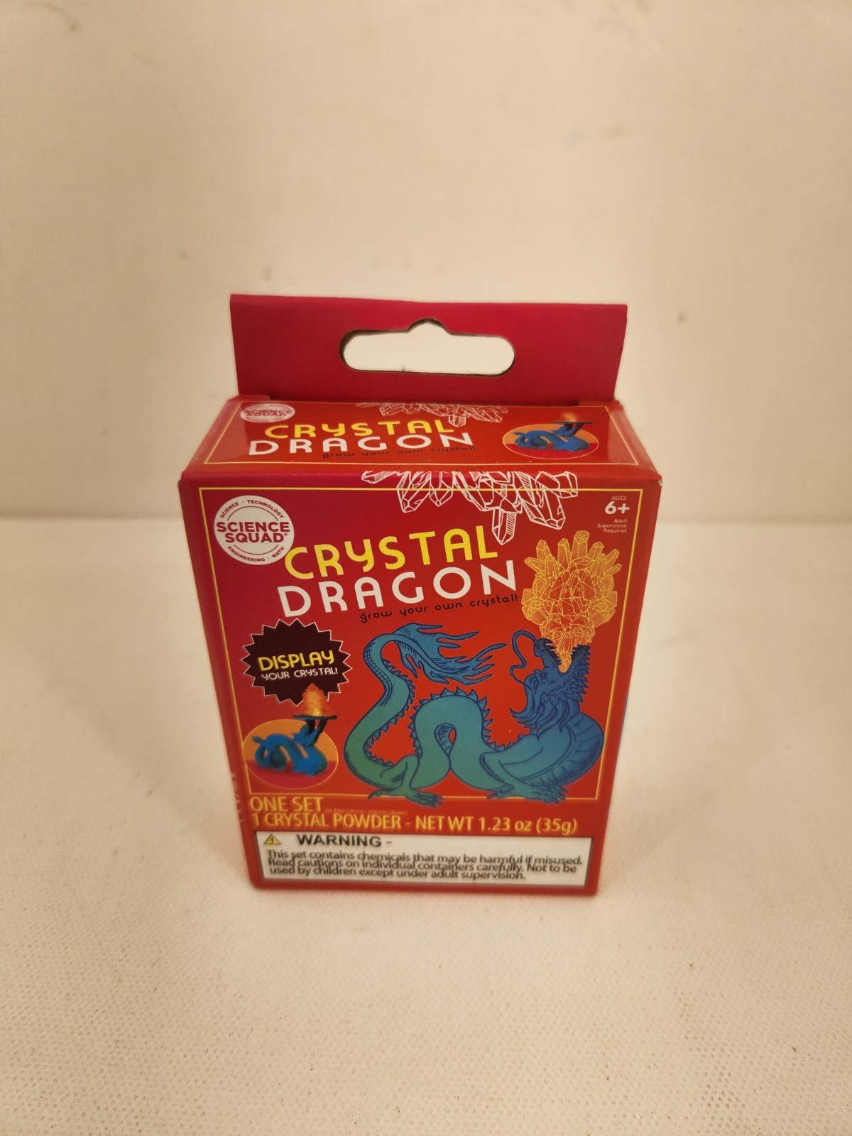 Sealed Science Squad Crystal Dragon DIY Your Own Crystal Kit CRAFT NIB