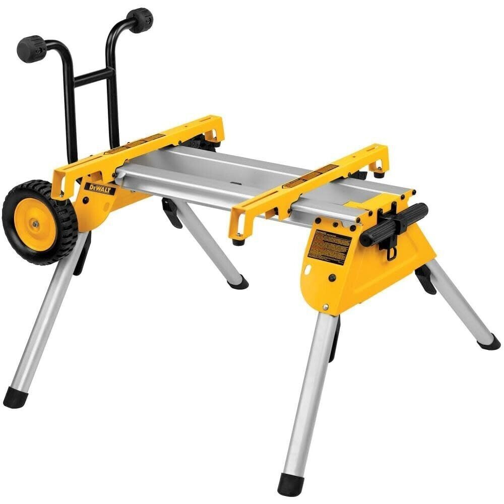 DEWALT 33 lbs. Heavy Duty Rolling Table Saw Stand with 200lbs Capacity DW7440RS