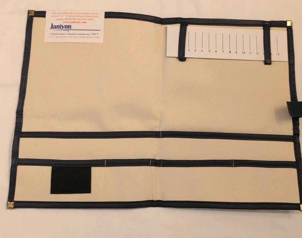 Janlynn Stitch Keeper Needlework Organizer Canvas Supply Storage