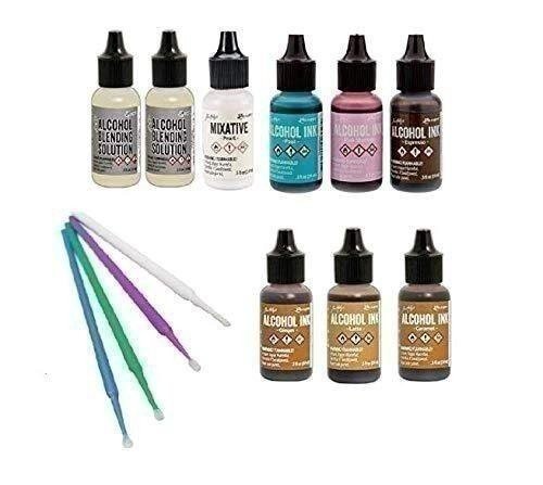 Tim Holtz Adirondack Alcohol Ink Value Pack Bundles of Favorite Colors Plus