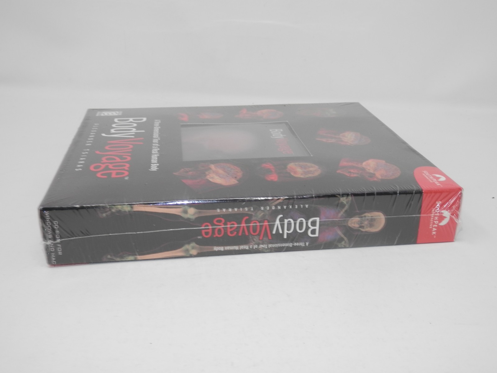 Body Voyage 3D Tour Real Human Body Big Box Software Mac Win 1997 CD-ROM SEALED