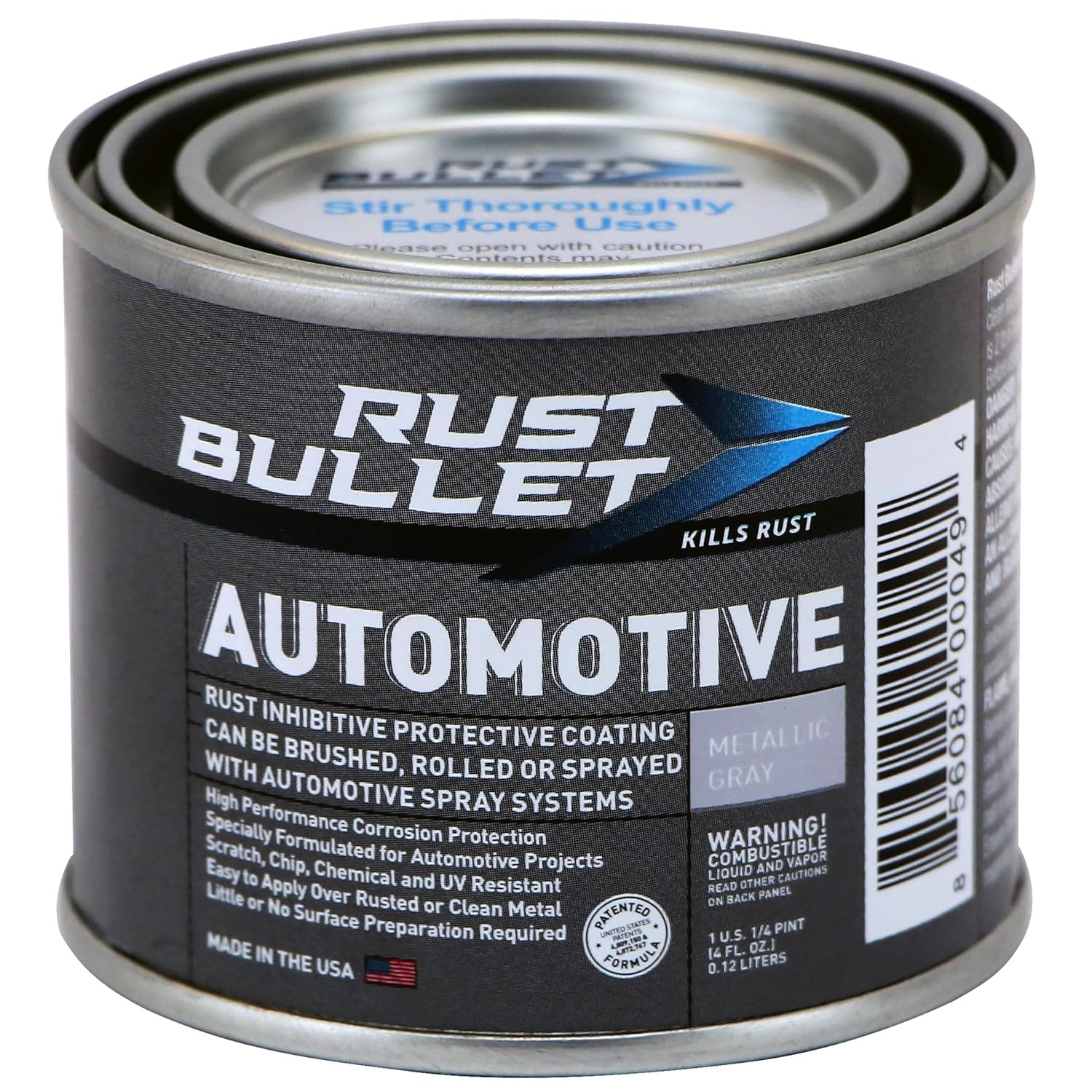 Automotive - Metallic Gray - 4 Oz - Rust Inhibitor & Protective Coating for Cars