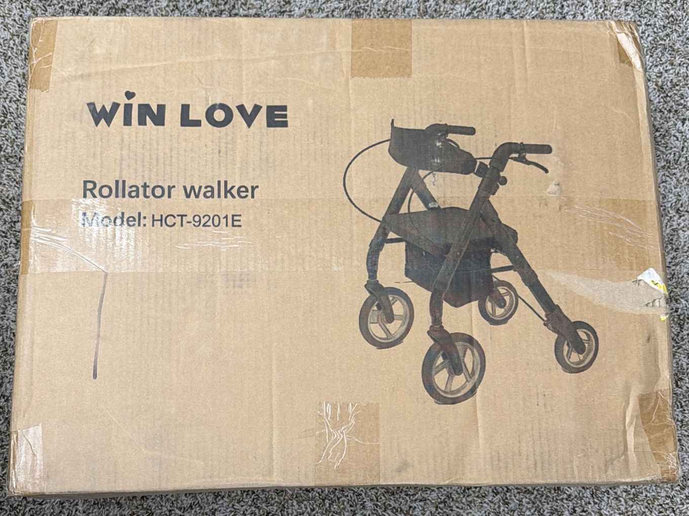 Winlove Rollator Walker Model: HCT-9201E Blue