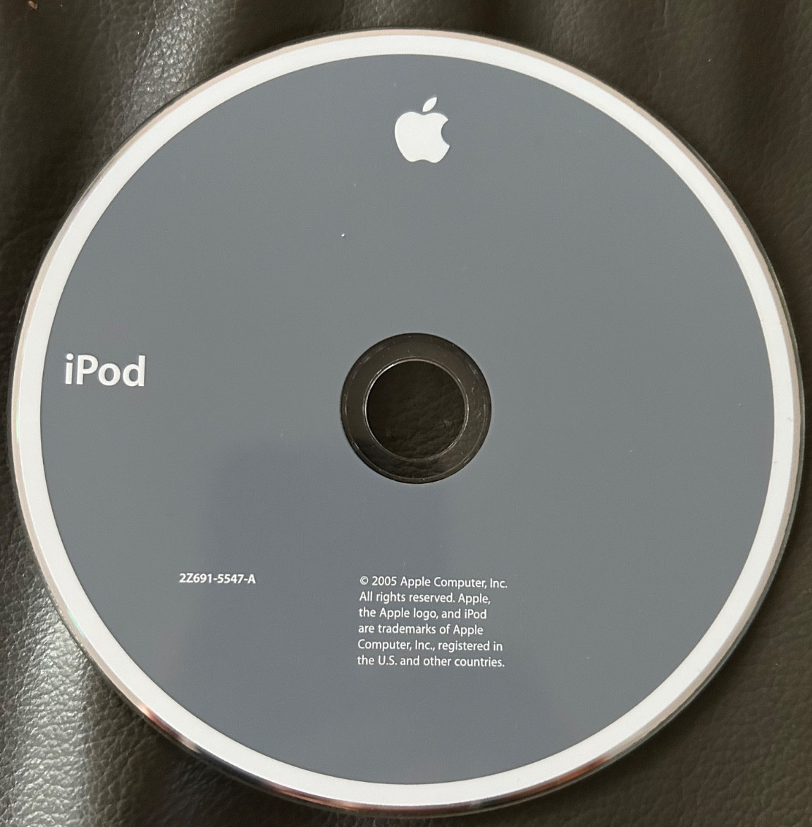 Apple iPod 2005 Installation Software CD, 2Z691-5547A Disc Only