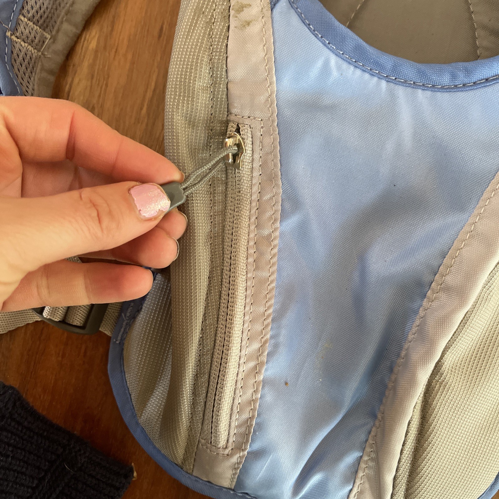 Light Blue Camelbak backpack 1.5L (Pack only- no Reservoir bladder)