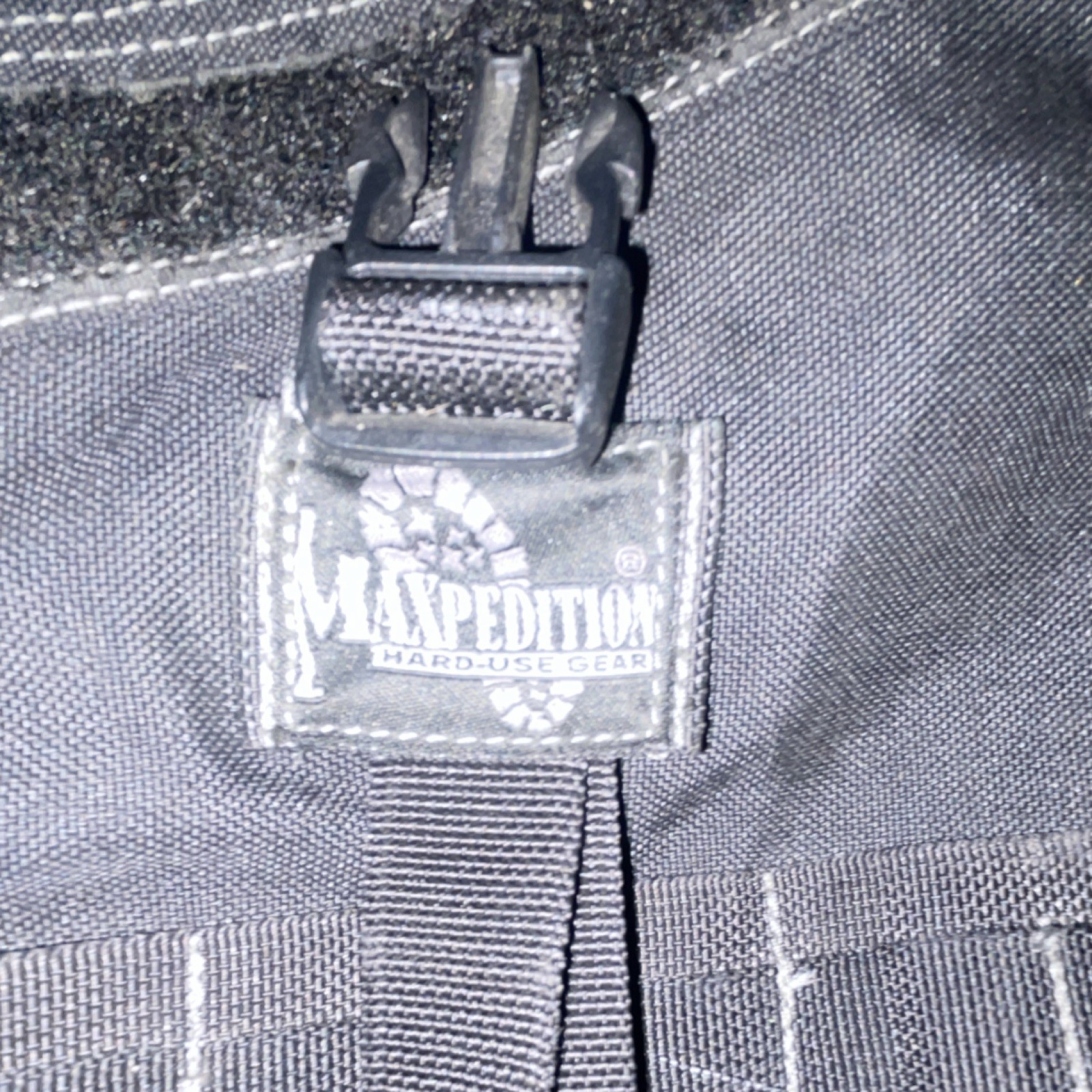 Maxpedition Tactical Backpack Black Nylon MOLLE Padded Straps