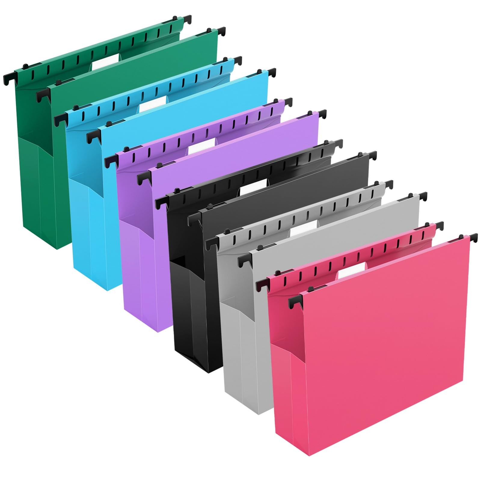 Extra Capacity Plastic Hanging ‎Letter Size, 8.5 x 11inch, Assorted Colors