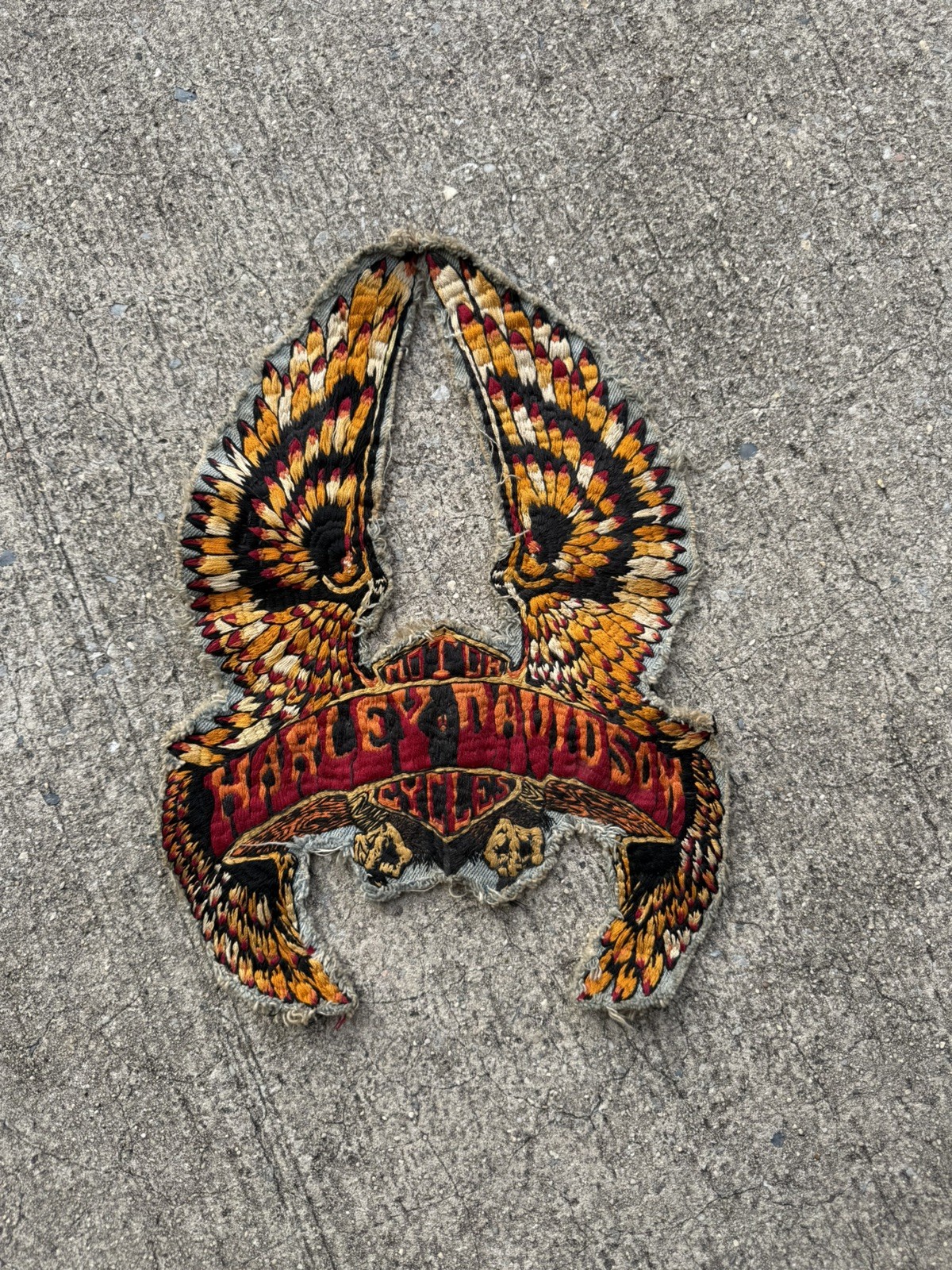 Vintage Harley Davidson Patch Rare Gas And Oil Automotive Vintage Clothing