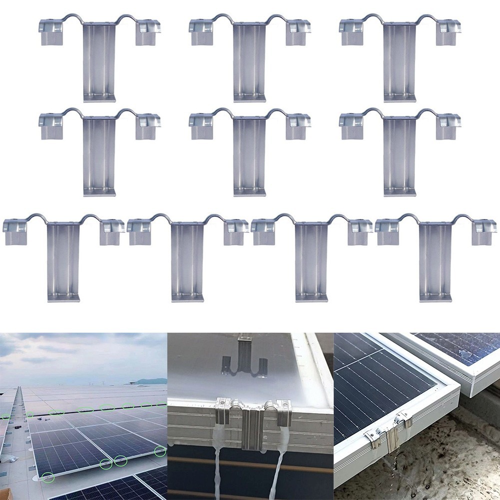 Improve the Performance of Your Solar Panels with 10PCS Water Drain Clips