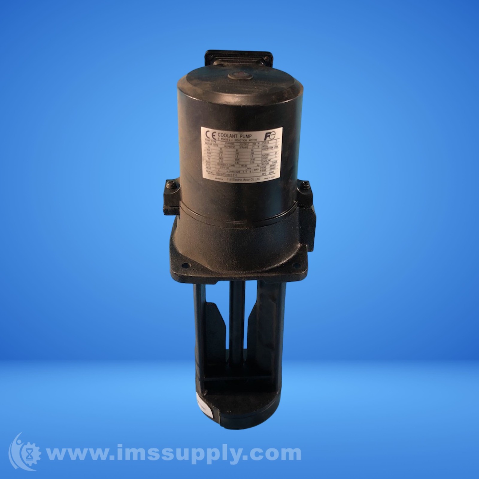 Fuji Electric DWG NO. 20-28117382-0 Coolant Pump FNIP