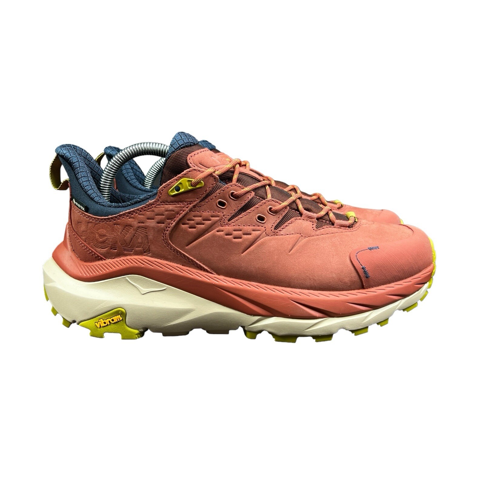 Hoka One One Kaha 2 Low GTX WP Hot Sauce Leather Hiking Shoes Men's Sz 8.5 - 14