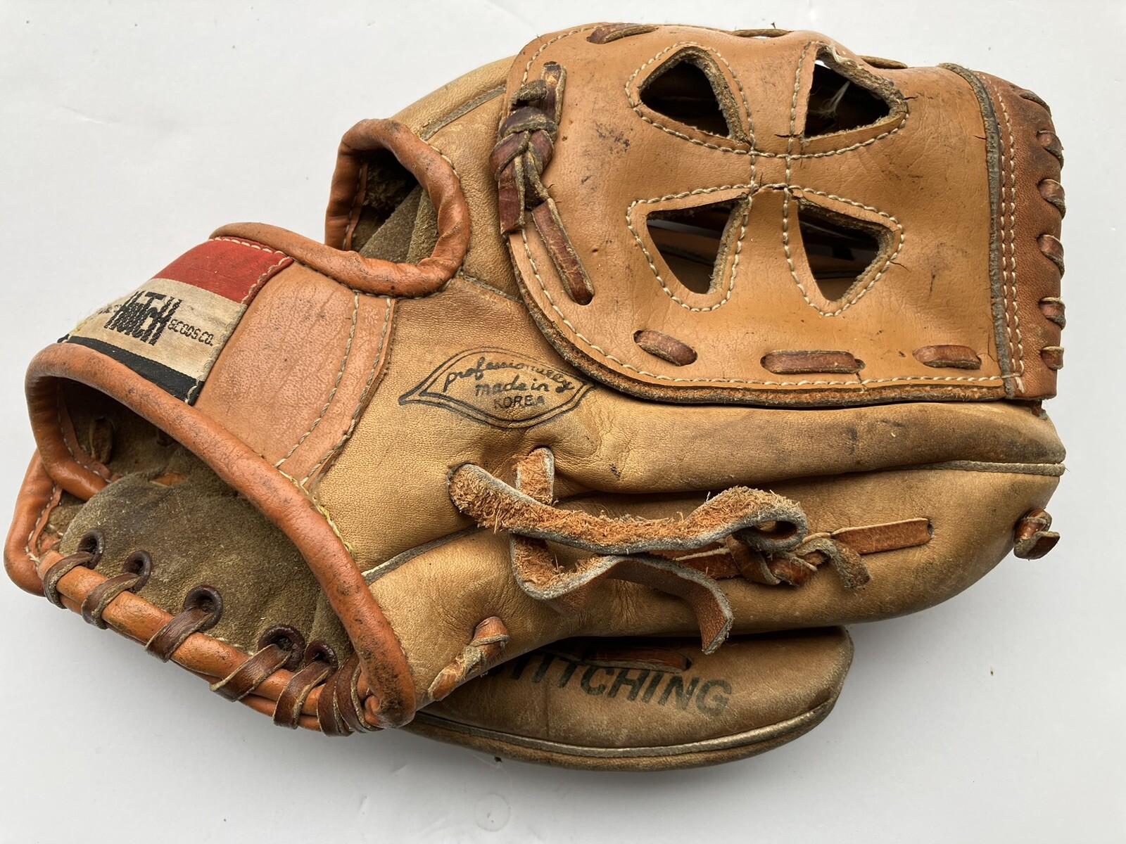Vintage Hutch brand baseball Glove Play Maker Model 10 RHT.