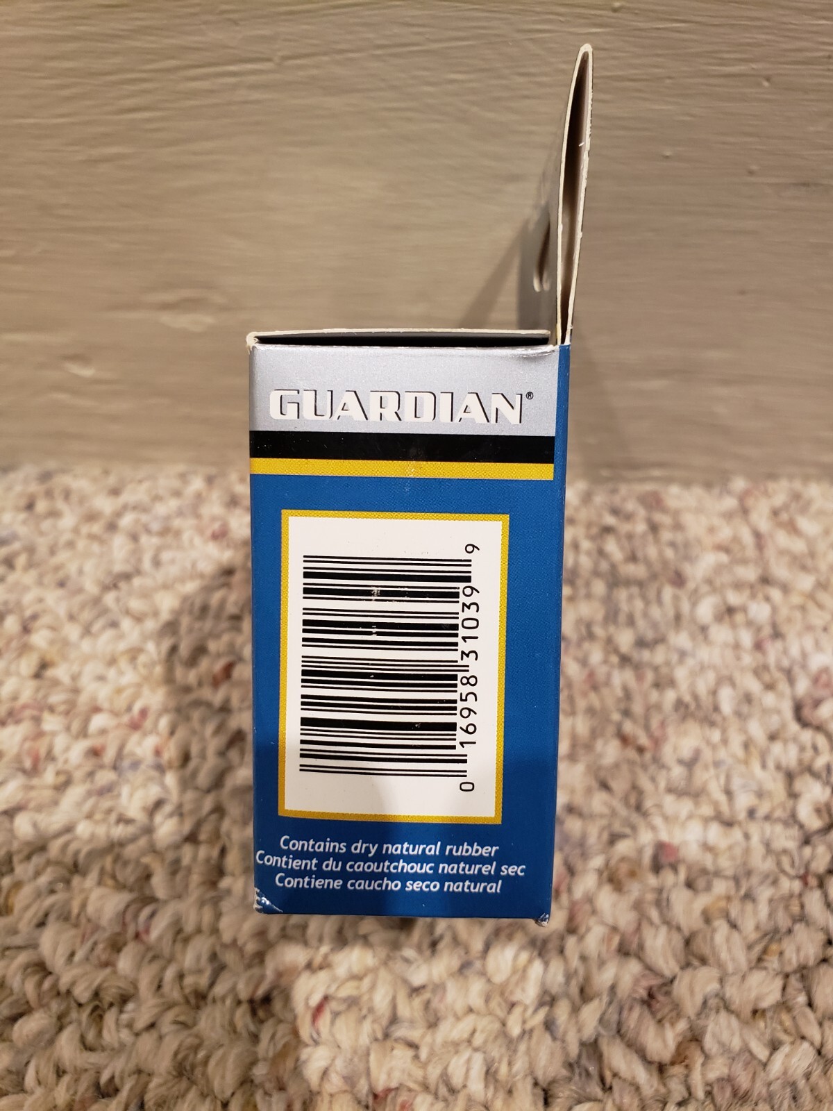 Guardian Quad Cane Tips 5/8" (1.6 cm) Metal Reinforced 4 Count, Gray, 2172