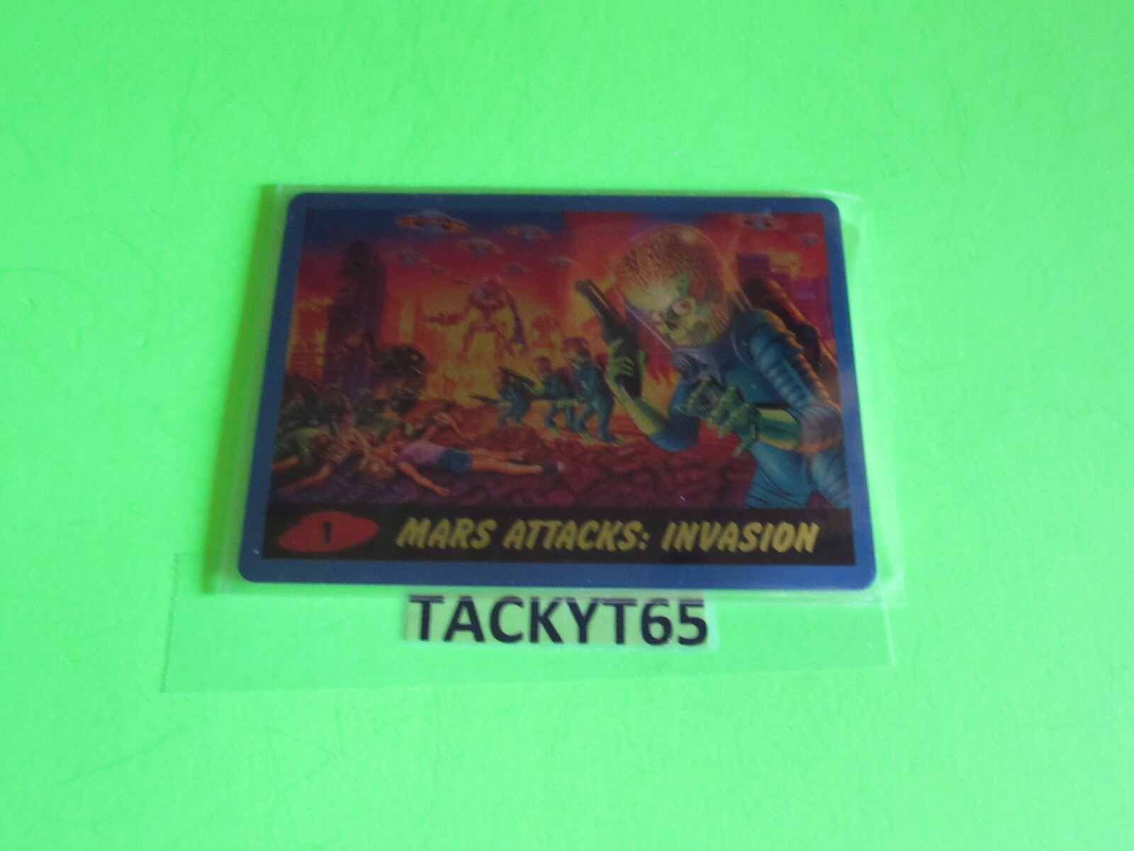 Mars Attacks! Uprising Blue Metal plate #1 Mars Attacks: Invasi