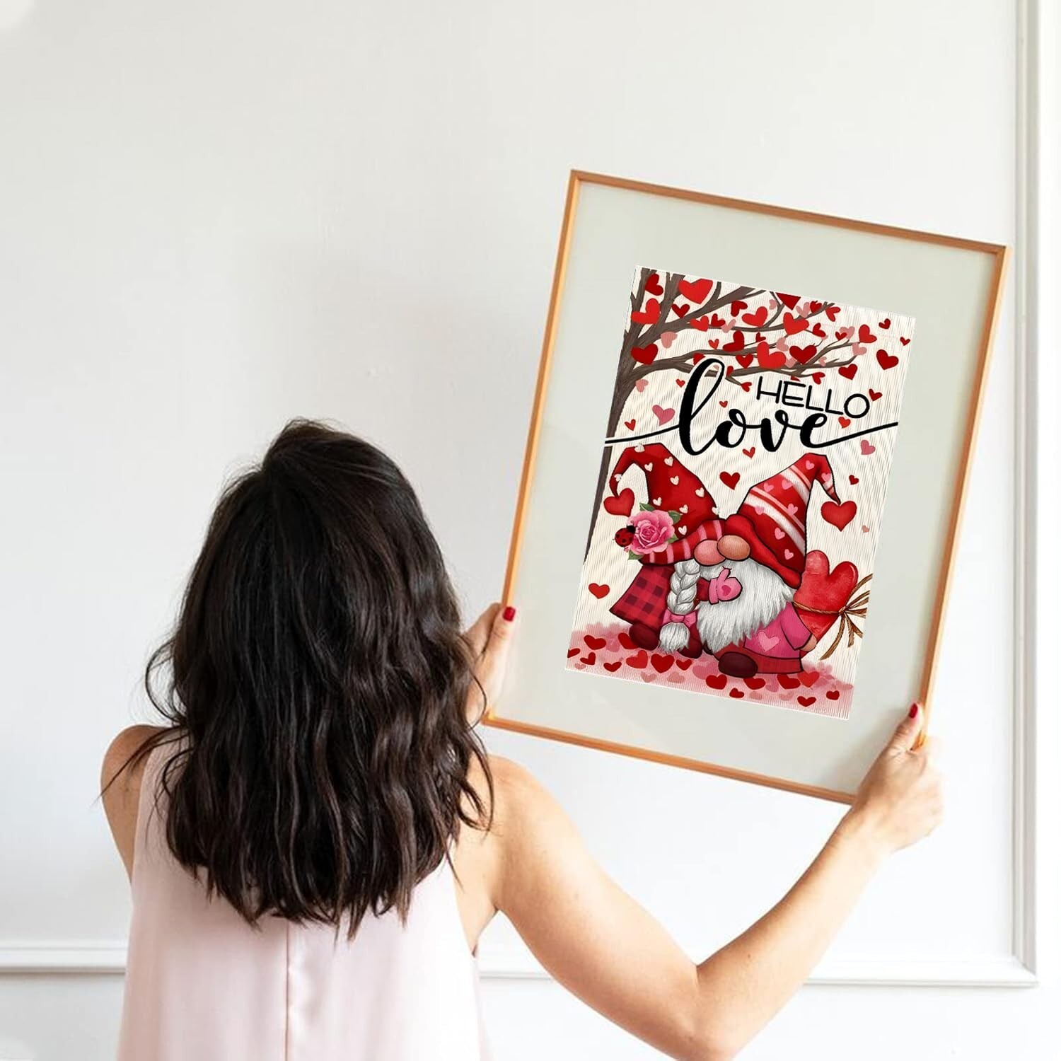 Happy Valentines Gnome Diamond Painting Kits for Adult Beginners,DIY 5D Love ...