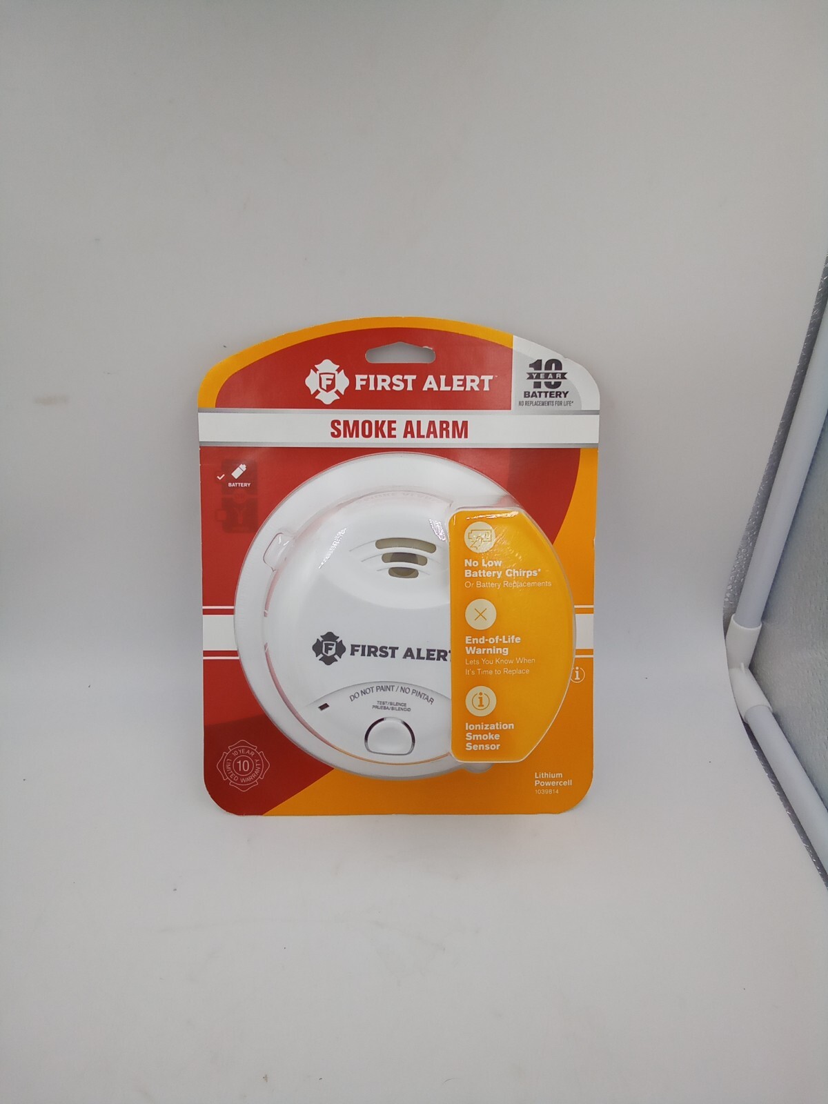 First Alert Battery-Powered Ionization Smoke Detector