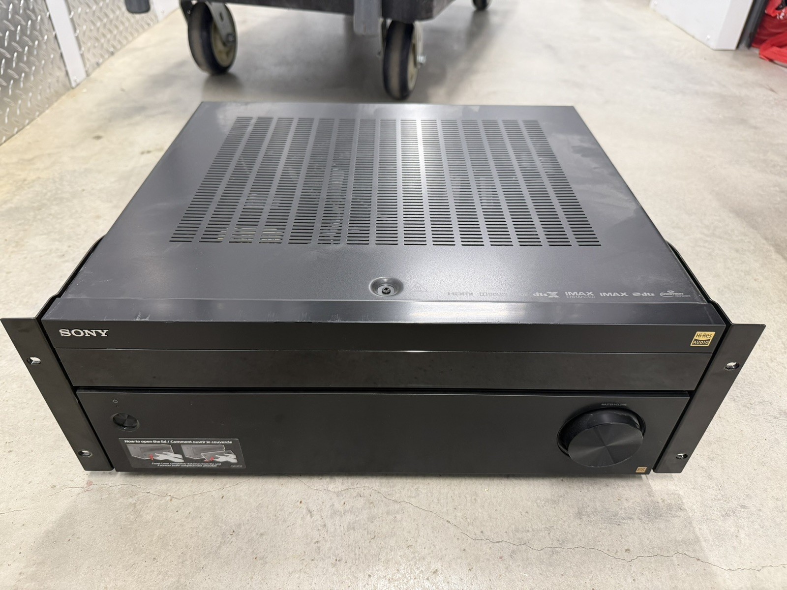 Sony STR-ZA1100ES 100 Watt 7.2 Channel 4k AV Receiver - Black Read description