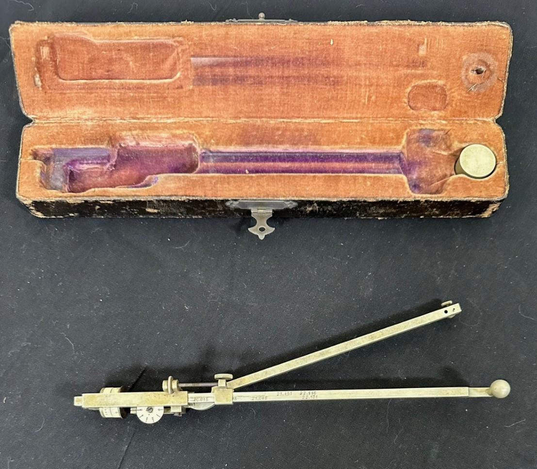 Antique - Technical Planimeter - Original Hard Case - Rare Tool