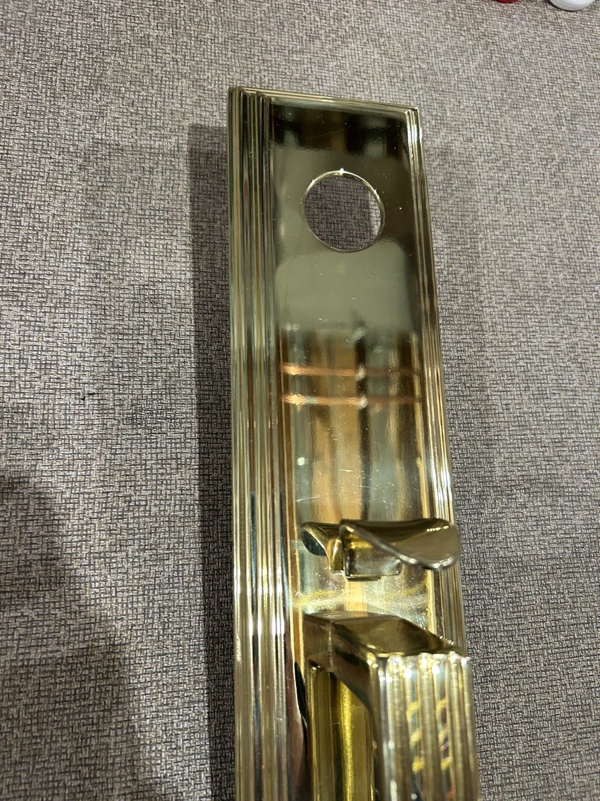Baldwin Tremont 6605 Exterior Active Face Plate Gold Trim