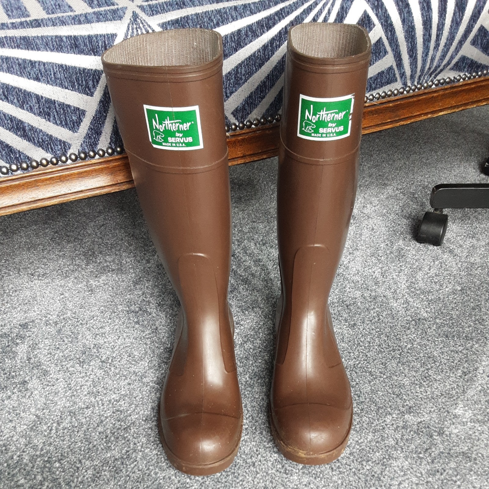 Northerner By Servus Brown Wellington Boots Size 7 Hunting Fishing Riding
