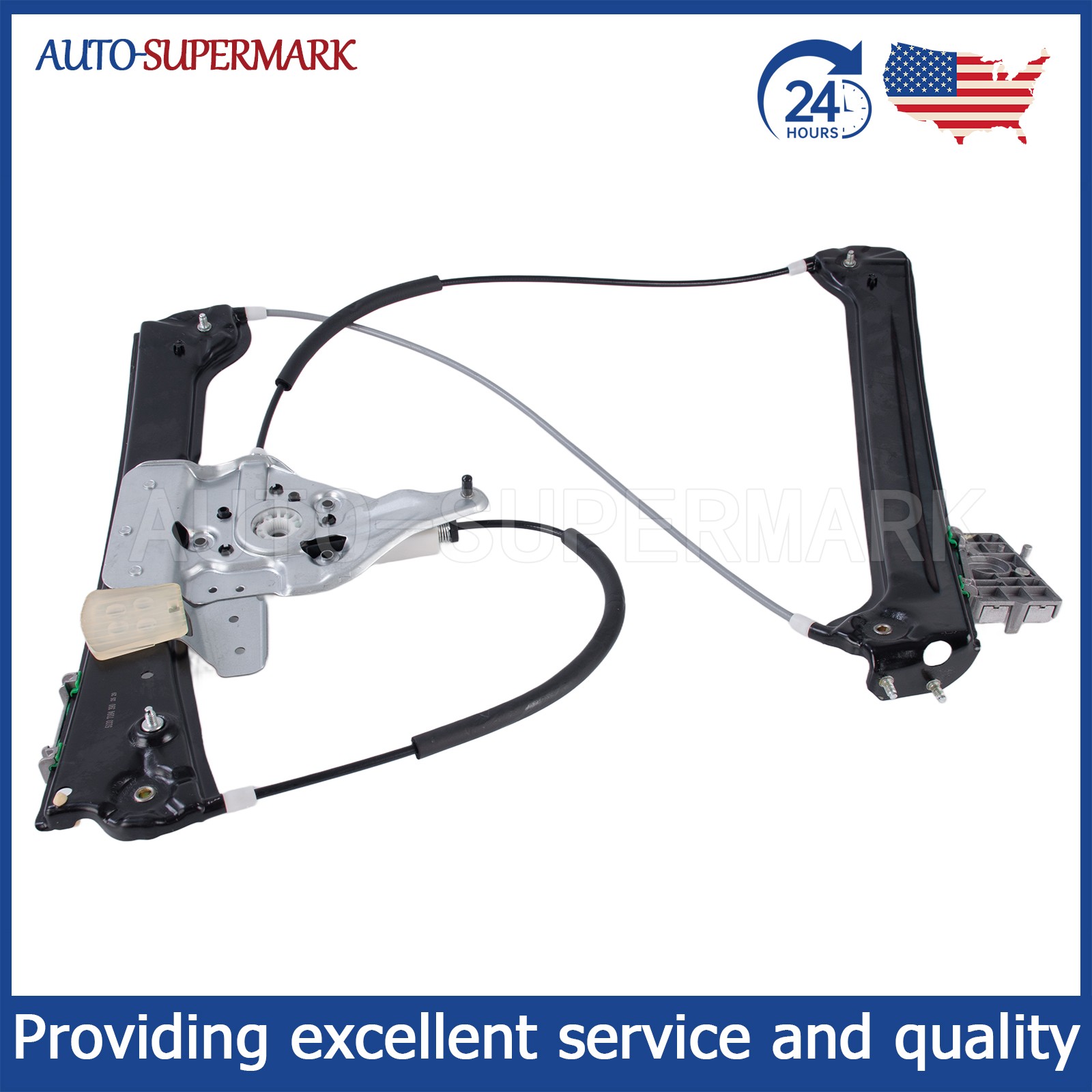 Front Passenger Side Power Window Regulator For BMW E63 E64 M6 650i 2006-2010