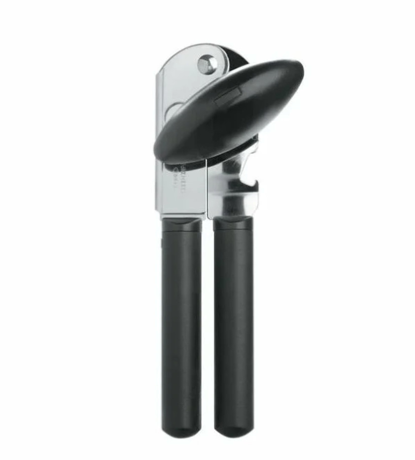 OXO Softworks Soft-Handled Can Opener with Built-in Pop-Top Bottle Opener