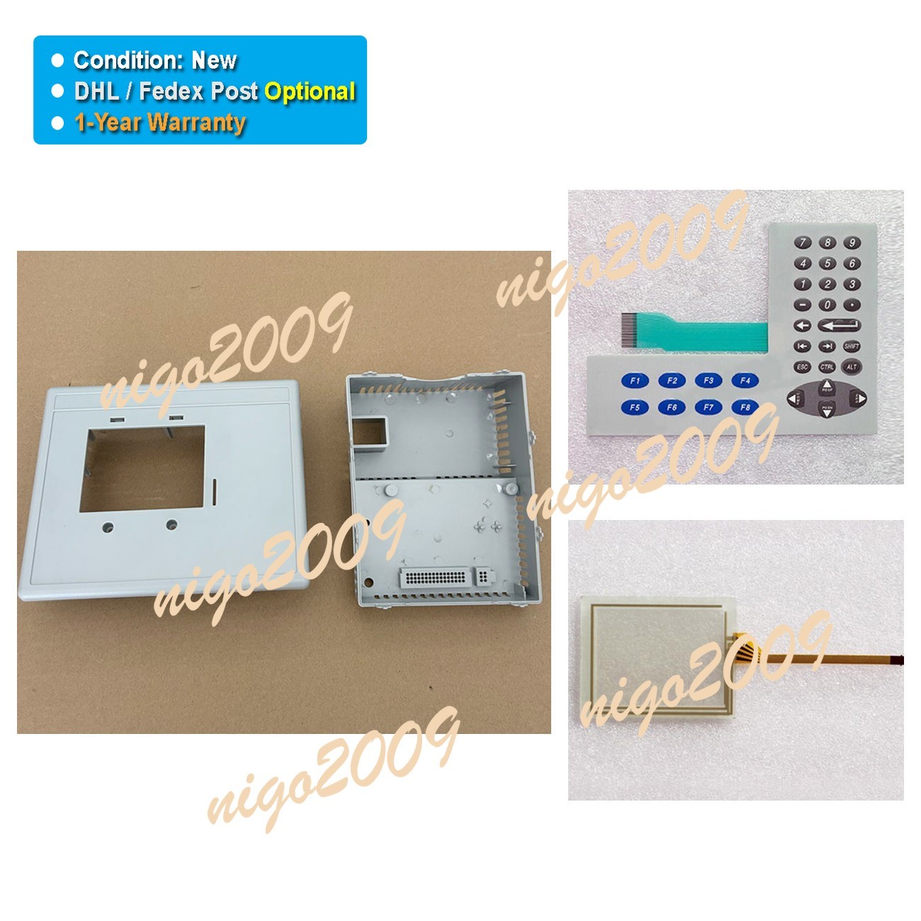 Fit for AB 2711P-B4C5A8 Touch Screen Panel Plastic Cover Membrane 1-YearWarranty
