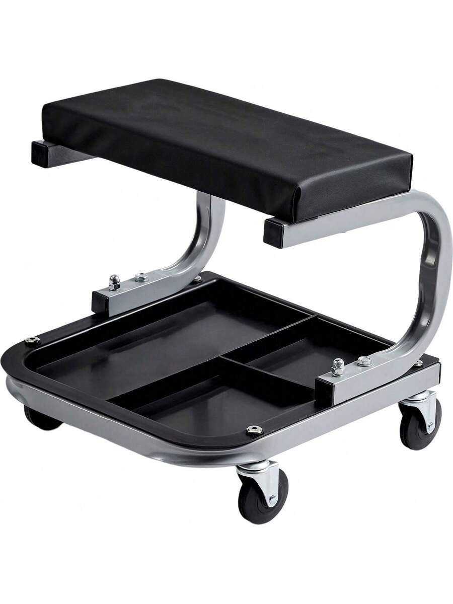 Wheeled Rolling Garage Work Bench 250-lb Capacity, Black