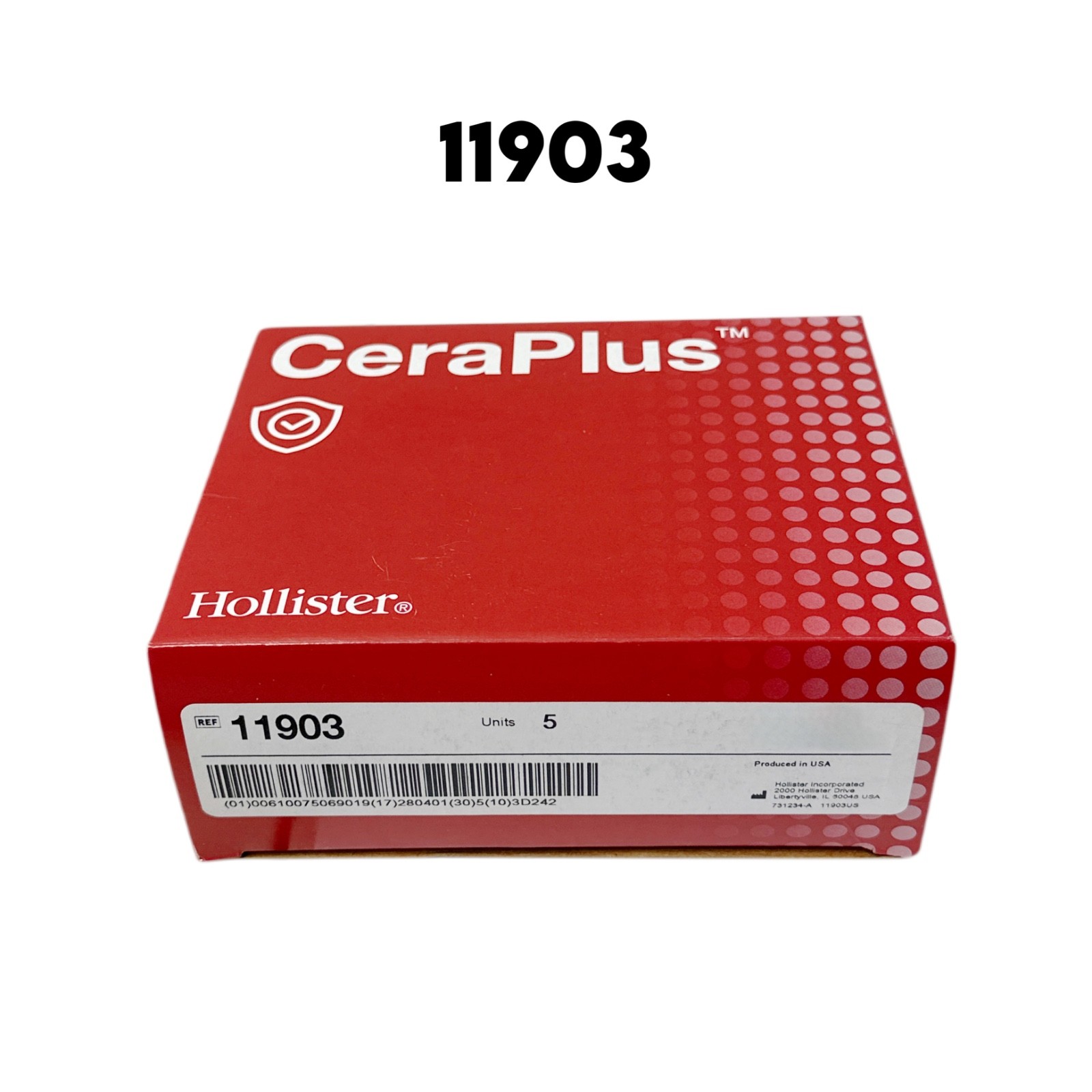Hollister 11903 New Image CeraPlus Convex Barrier (Pre-Sized, 1¾" / 7/8") 5/box