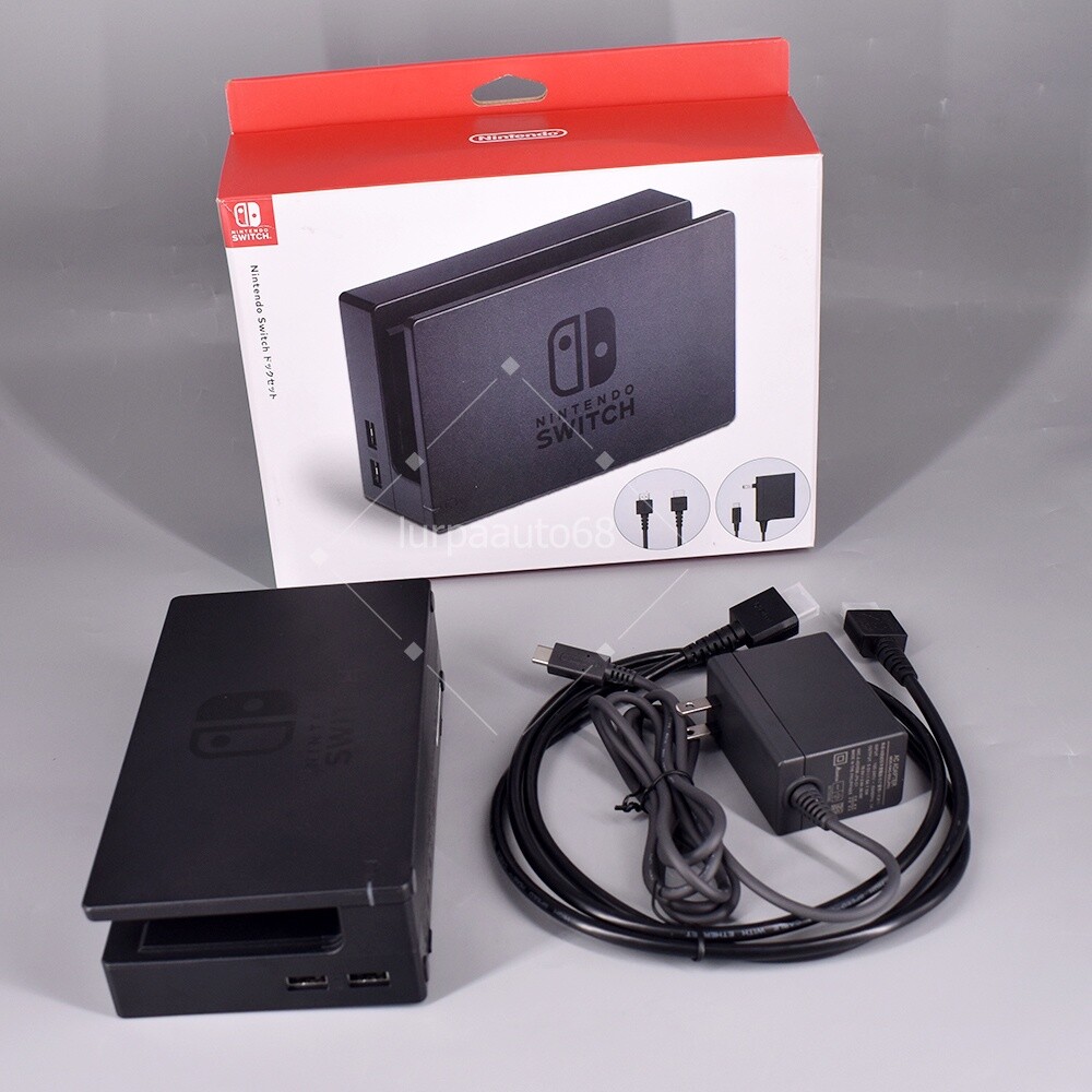 Original Nintendo Switch Charging Dock + AC Adapter Power Cable + HDMI CABLE Set