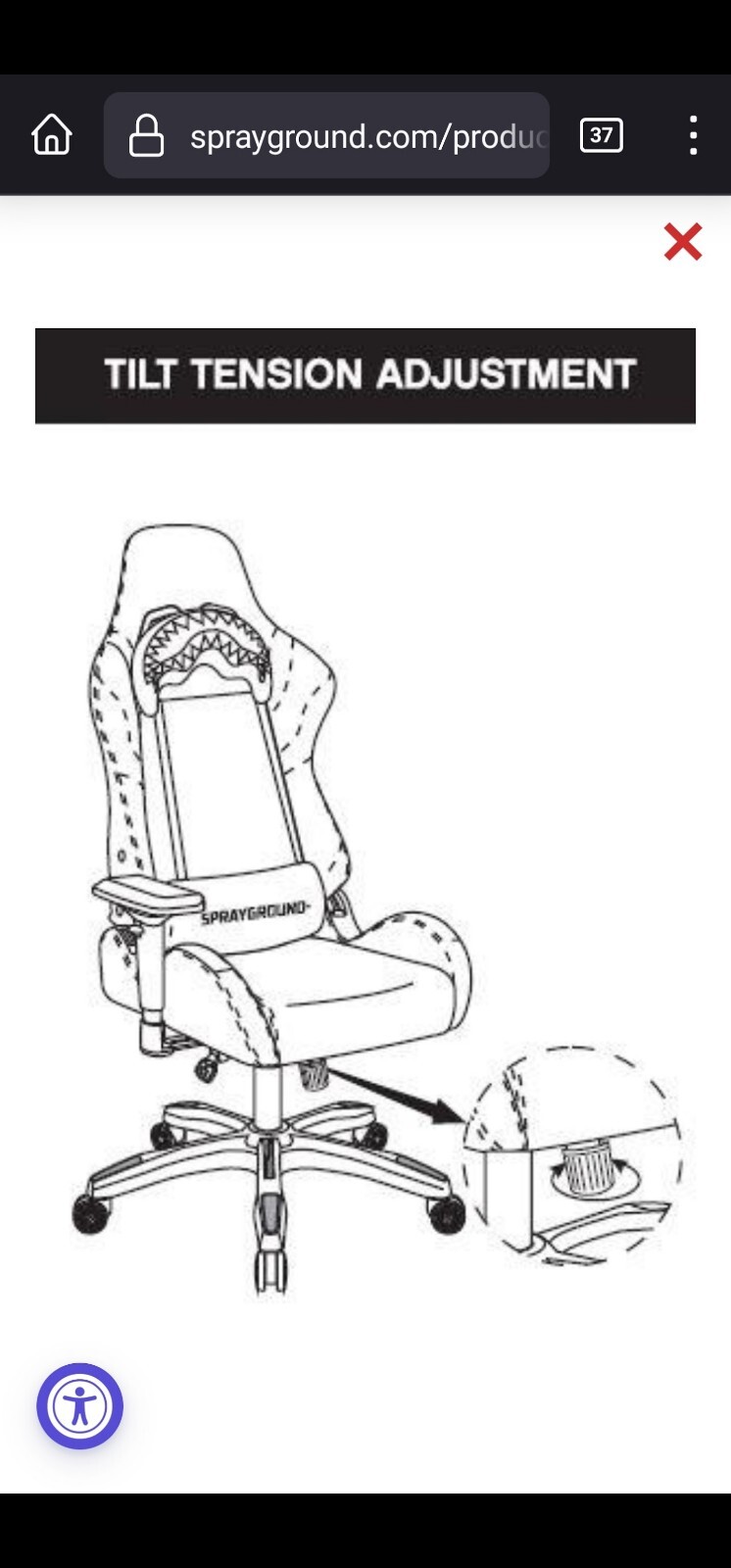 CHECK MONEY GAMING CHAIR - SUPER RARE *Sprayground *